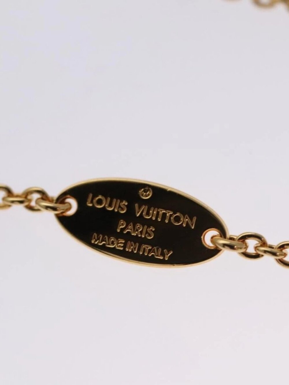 LOUIS VUITTON Collier LV Necklace metal Gold M00928 LV Auth 115662 - Picture 15 of 15